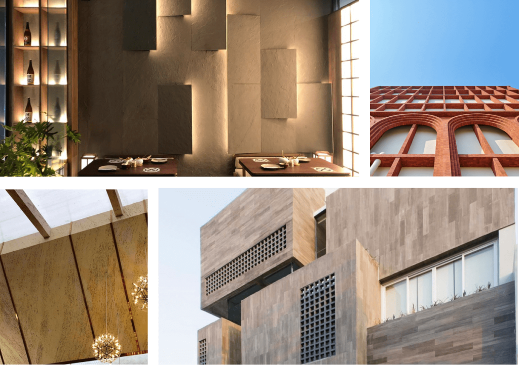 phomi indonesia, modified clay material, phomi brick, decorative wall panel