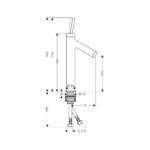AXOR STARCK SINGLE LEVER BASIN MIXER - Image 2