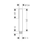 AXOR STARCK BATON HANDSHOWER 1JET ECOSMART 10531300 - Image 2