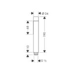 AXOR STARCK BATON HAND SHOWER 2 JET 28532990 - Image 2