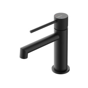 CRESTIAL SINGLE LEVER BASIN MIXER W/O POP UP WASTE BLACK FINISH
