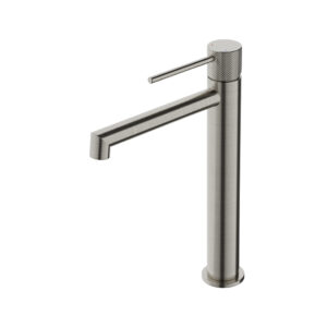 CRESTIAL SINGLE LEVER EXTENDED HEIGHT BASIN MIXER W/O WASTE BRUSHED NICKEL FINISH