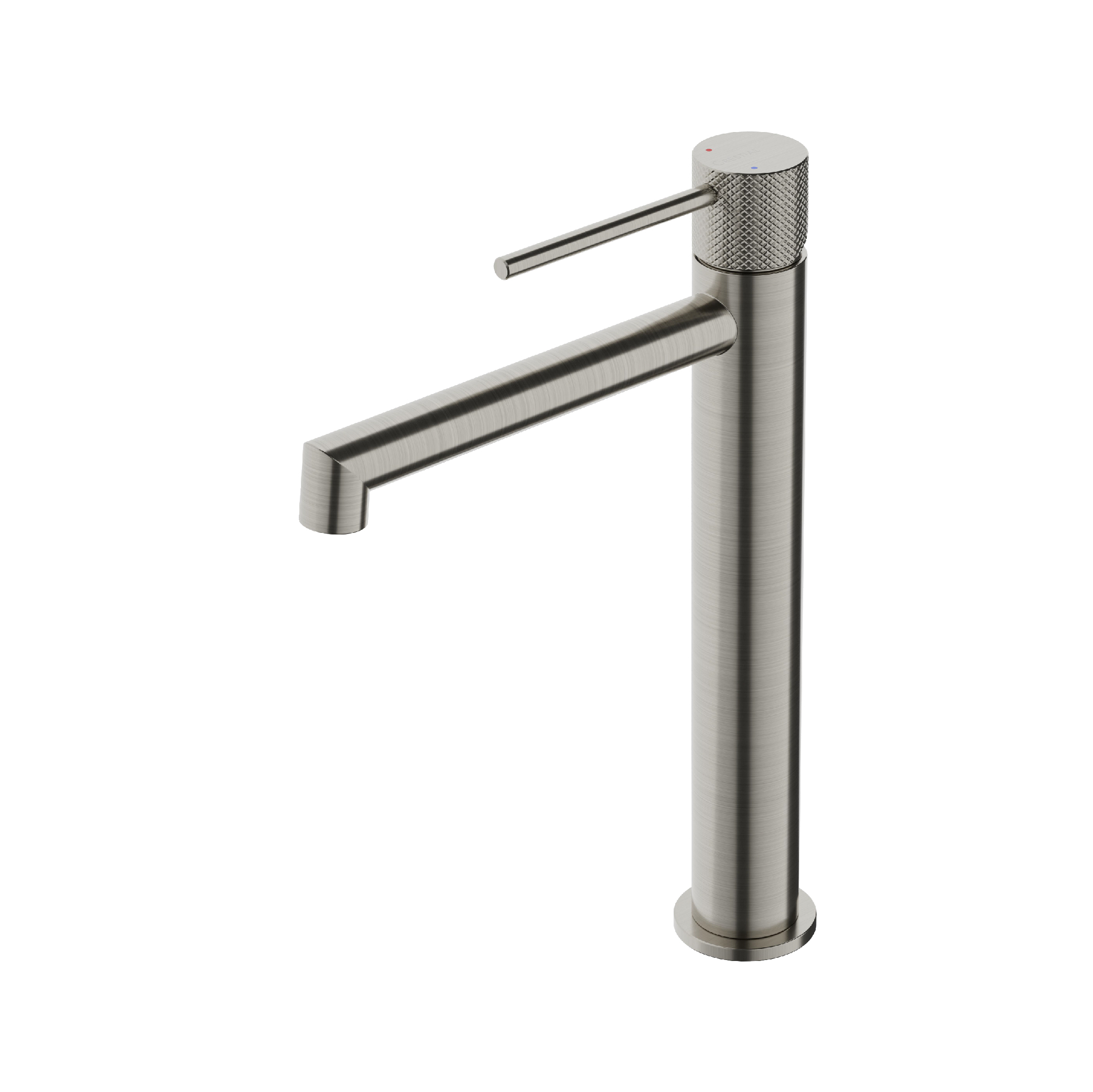 Crestial-C36126BN-01.jpg CRESTIAL SINGLE LEVER EXTENDED HEIGHT BASIN MIXER W/O WASTE BRUSHED NICKEL FINISH - Image 1