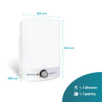 DAALDEROP WATER HEATER 15 LITER 350WATT - Image 2