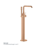 GROHE ESSENCE S-LEVER BATH MIXER FLOORMOUNTED, WARM SUNSET WITH CONCEALED BODY 23491DA1