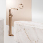 GROHE ESSENCE S-LEVER BATH MIXER FLOORMOUNTED, WARM SUNSET WITH CONCEALED BODY 23491DA1 - Image 2