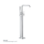 GROHE ESSENCE S-LEVER BATH MIXER FLOORMOUNTED WITH CONCEALED BODY 23491001