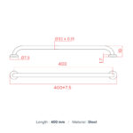 GOMAN SAFETY HANDLE CLASSIC RILSAN N-ZM40 - Image 3