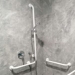 GOMAN SAFETY HANDLE WITH RIGHT/LEFT LATERAL VERTICAL ROD CLASSIC RILSAN N-Z4070U - Image 2