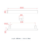 GOMAN SAFETY HANDLE SHADE SH-M60/31 - Image 3