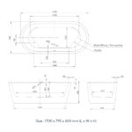 KNIEF NEO FREESTANDING TUB 170X80CM - Image 3