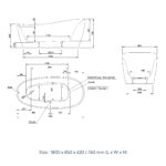 KNIEF RELAX FREESTANDING TUB 180X85CM - Image 3