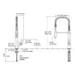 KOHLER PURIST SEMI PRO T KITCHEN FAUCET K-24982T-4-BL - Image 3