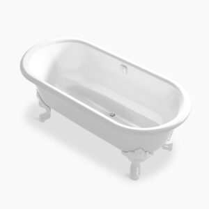 KOHLER CLEO 1.7M FREESTANDING CAST IRON BATHTUB. SKU: K-11195T-0