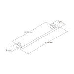 KOHLER ELATE 24' TOWEL BAR BLACK K-27287-BL - Image 3