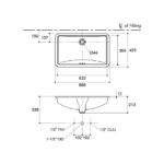 KOHLER LADENA 27'' UNDERCOUNTER LAVATORY K-76509K-0 - Image 3