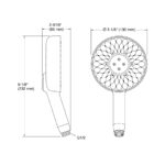 KOHLER STATEMENT ROUND HANDSHOWER W/ WATERMIND K-28694T - Image 3