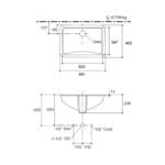 KOHLER LADENA RECTANGLE UNDERCOUNTER LAVATORY K-2215ID-0 - Image 3