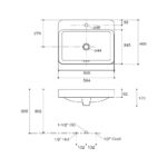 KOHLER FOREFRONT VESSEL LAVATORY W/ FAUCET DECK K-2660ID-1-0 - Image 3