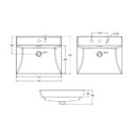 KOHLER BRAZN RECTANGULAR VESSEL WITH DECK K-EX21059T-1-0 - Image 3