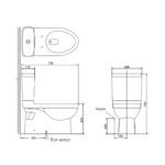 KOHLER REACH 2PC SKIRTED TOILET - Image 3