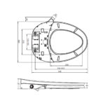 KOHLER C3-030 MANUAL BIDET SEAT K-98804K-0 - Image 3