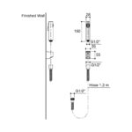 KOHLER CUFF HYGIENE SPRAY W/ HOSE & BRACKET K-98100X - Image 3