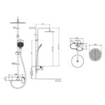 KOHLER FLUENCE 3-WAY SHOWER COLUMN K-36410T-4-CP - Image 3