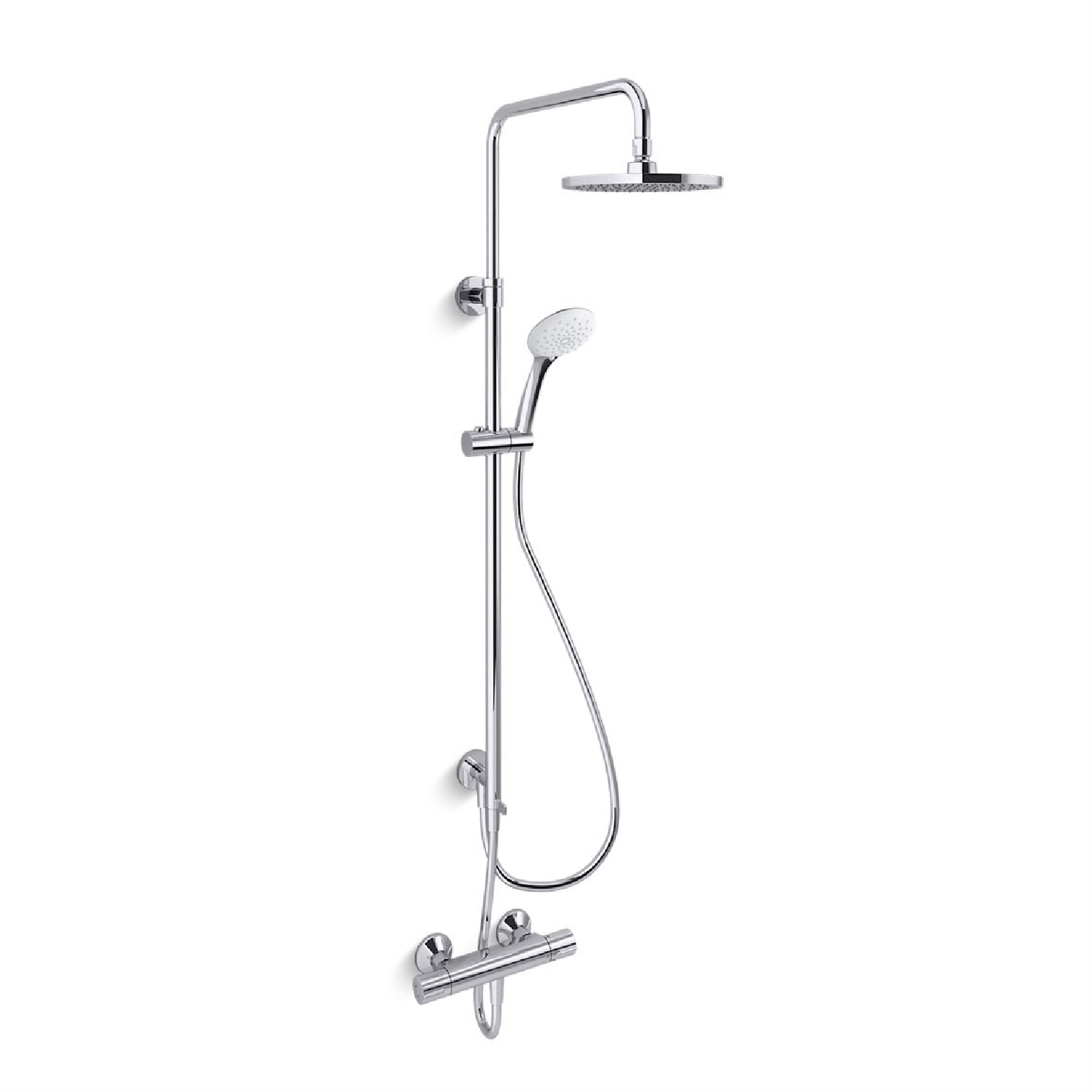 E-Com-WEB-Kohler-66_K-45352T-C9-BN-01.jpg KOHLER JULY 2 WAY THERMOSTATIC SHOWER COLUMN K-45352T-C9-BN - Image 1