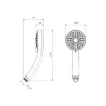 KOHLER CITRUS 4-WAY HANDSHOWER K-12861T-CP - Image 3