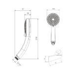 KOHLER CITRUS 4 WAY HANDSHOWER WITH BRACKET K-R4111T-CP - Image 3