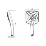 KOHLER RAINDUET MULTIFUNCTION HANDSHOWER K-R97009T-CP - Image 3