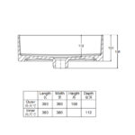 KOHLER MICA SQUARE VESSEL LAVATORY K-90011T - Image 5