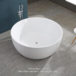 SANITAR ROUND 150 FREESTANDING BATHTUB. SKU: ART-8301-150 - Image 2