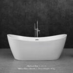 SANITAR VESSEL FREESTANDING BATHTUB. SKU: ART-8207B-180 - Image 2