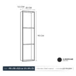 STERN KONZEPT SHOWER NICHE 90X30x12,5 TEA APRICOT X-B3090 TA - Image 3