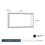 STERN KONZEPT SHOWER NICHE MATTE BLACK - Image 3