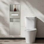 STERN KONZEPT STAINSLESS STEEL REFUSE BIN TEA APRICOT W/ LED YX-T860 TA - Image 2