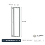 STERN KONZEPT TOILET BRUSH NICHE 55X12,50X14 TEA APRICOT YX-G1255 TA - Image 3