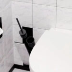 STERN KONZEPT TOILET BRUSH NICHE 55X12,50X14 MATTE BLACK YX-G1255 MB - Image 2