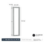 STERN KONZEPT TOILET BRUSH NICHE 55X12,50X14 MATTE BLACK YX-G1255 MB - Image 3