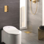 STERN KONZEPT SCREEN FLOOR DRAIN SS GOLD 20X20 OD50 (GOLD,CORE CORE DIAMETER 5CM) YX-200-Q04 - Image 2