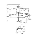 GROHE EUROSMART COSMOPOLITAN M-SIZE, COOL SUNRISE 23325GLC - Image 2