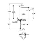 GROHE LINEARE XL-SIZE, BRUSHED HARD GRAPHITE 23405AL1 - Image 2