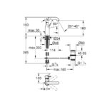 GROHE ESSENCE S-LEVER BASIN MIXER M-SIZE, CHROME - Image 2