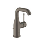 GROHE ESSENCE S-LEVER BASIN MIXER M-SIZE, BRUSHED HARD GRAPHITE