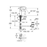 GROHE ESSENCE S-LEVER BASIN MIXER M-SIZE, WARM SUNSET - Image 2