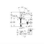 GROHEPLUS BASIN MIXER WITH LED DISPLAY M-SIZE, CHROME 23958003 - Image 2