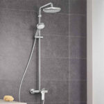 GROHE TEMPESTA COSMOPOLITAN 210 SHOWER SYSTEM WITH SINGLE LEVER BATH MIXER 26224001 - Image 3