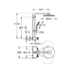GROHE EUPHORIA SMARTCONTROL 310MM ROUND 26507000 - Image 2